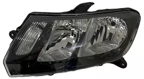 Farol Renault Sandero/Logan Mascara Negra lado esquerdo 2015 ate 2020
