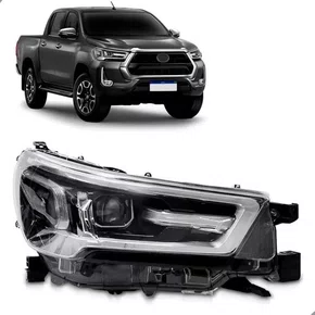 Farol Toyota Hilux 2021 at 2025 Full led lado Direito
