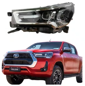 Farol Toyota Hilux 2021 ate 2025 Full led lado esquerdo