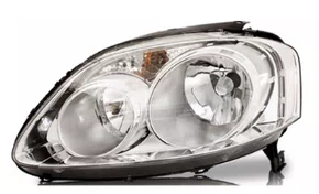 Farol Volkswagen Fox 2008 até 2010 Duplo Cromado Lado Esquerdo