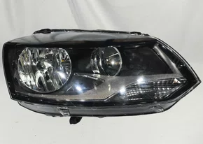 Farol Volkswagen Fox 2010 at 2014 Duplo Mascara Negra Lado Direito