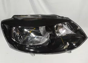 Farol Volkswagen Fox 2010 até 2014 Simples Mascara Negra Lado Direito