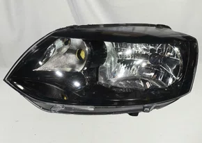 Farol Volkswagen Fox 2010 ate 2014 Simples Mascara Negra Lado Esquerdo