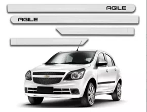 Friso Lateral Personalizado Branco Summit - Chevrolet Agile (2010 a 2014)