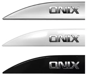 Friso Lateral Personalizado Cinza Grafite - Chevrolet Onix