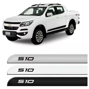 Friso Lateral Personalizado Prata - Chevrolet S10 (2012 em diante)