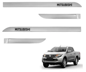 Friso Lateral Personalizado Prata - Linha Mitsubishi