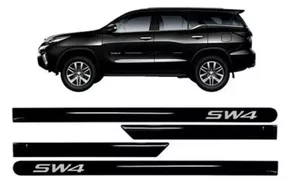 Friso Lateral Personalizado Preto Safira - Toyota SW4 (Cabine Fechada)