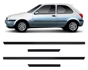 Friso Lateral Preto - Ford Fiesta 2 Portas (2000 a 2002)