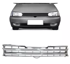 Grade do Radiador Tuning Cromada Sem Emblema - Volkswagen Gol G3 (1999 a 2005)