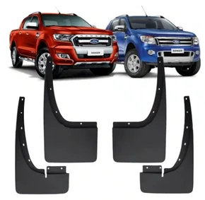Kit Para-Barro Lameiro de Borracha 4 Pecas Ford Ranger