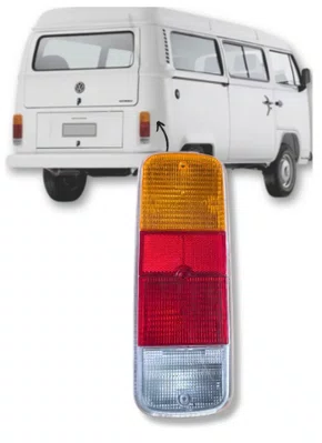 Lanterna Traseira Kombi Clipper 1976 A 1996 Tricolor