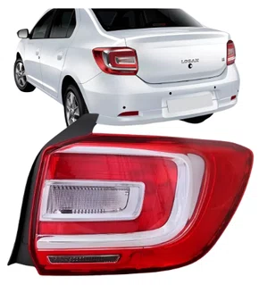 lanterna traseira Logan 2014 ate 2019 lado Direito Bicolor.