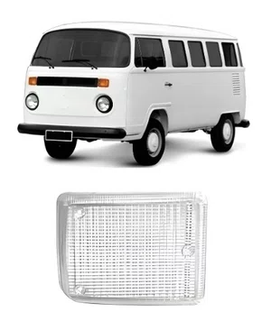 Lente de Lanterna Dianteira (Pisca) Volkswagen Kombi Cristal | Padro Original