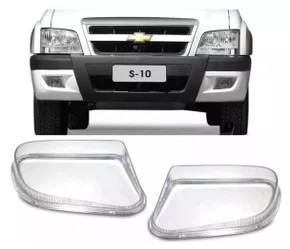 Lente (Vidro) do Farol Auxiliar (Milha) | Chevrolet S10 (2001 a 2011) | Lado Direito