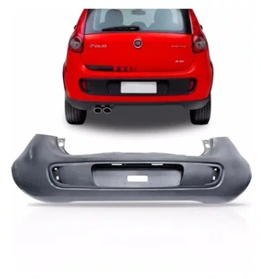 Para-choque Traseiro Cinza - Fiat Novo Palio G5 (2012 em diante)