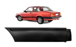 Ponteira do Parachoque Traseiro Lado Direito Preto Texturizado Chevette (1987 a 1993)