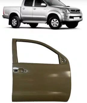 Porta Dianteira Direita Toyota Hilux Cabine Dupla 2005 a 2015