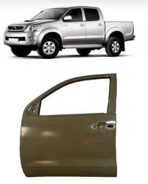 Porta Dianteira Esquerda Toyota Hilux Cabine Dupla 2005 a 2015