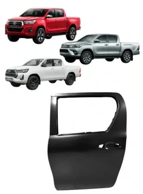 Porta Traseira Esquerda Toyota Hilux Cabine Dupla 2016 a 2021