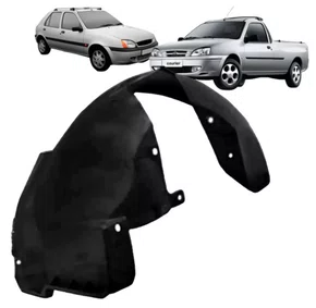 Protetor de Para-lama Dianteiro Lado Direito (Para-barro) - Ford Fiesta / Courier (Ate 2002)