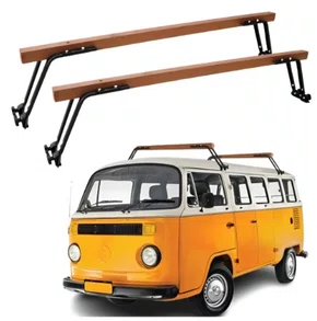 Rack de Teto Kombi Reforado com Ripas de Madeira