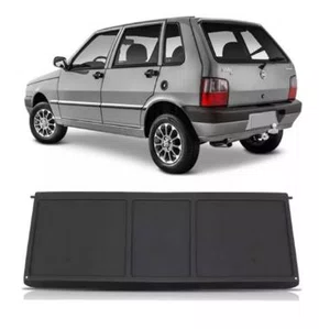 Tampao Traseiro Bagagito do Porta-Malas em Plastico Fiat Uno Mille (1984 a 2013)  Preto