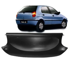 Tampao Traseiro Bagagito do Porta-Malas em Plastico Fiat Palio (1996 a 2002)  Preto