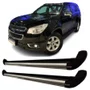 Estribo Lateral Inox com Ponteiras Pretas - Chevrolet Trailblazer (2014 a 2026)