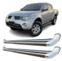 Estribo Lateral Tecno Prata - Mitsubishi L200 Triton (2012 a 2017)