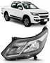 Farol Chevrolet S10 2017 até 2024 Com Led - Friso Cromado Lado Esquerdo