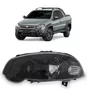 Farol Fiat Palio Canhao Preto Lado Esquerdo 2010 ate 2012