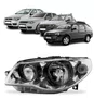 Farol Fiat Palio Canhao Preto Lado Esquerdo 2010 até 2012