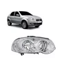 Farol Fiat Palio Preto Canhao Cromado Lado Direito 2010 ate 2012