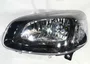 Farol Fiat Uno G2 Mascara Negra Lado Esquerdo 2015 Ate 2021