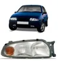Farol Ford Fiesta Com Pisca Ambar Lado Direito 1996 Ate 1999