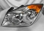 Farol Ford Fiesta Cromado Lado Esquerdo 2008 Ate 2010