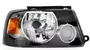 Farol Ford Ranger 2005 ate 2009 Mascara Negra Lado Direito.