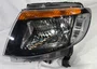 Farol Ford Ranger 2013 até 2016 Mascara Negra Manual Lado Esquerdo