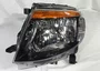 Farol Ford Ranger 2013 até 2016 Mascara Negra Manual Lado Esquerdo