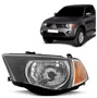 Farol Mitsubishi L200 Triton 2008 at 2017 ambar Lado esquerdo