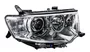 Farol Mitsubishi L200 Triton 2013 a 2017 / Pajero dakar 2009 a 2015 cromado Lado direito
