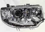 Farol Mitsubishi L200 Triton 2013 a 2017 / Pajero dakar 2009 a 2015 cromado Lado direito