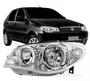 Farol Principal Fiat Palio / Siena / Strada Mascara Duplo Cromado Lado Esquerdo de 2010 ate 2020