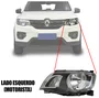 Farol Renault Kwid ano 2017 até 2021 Lado Esquerdo