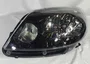 Farol Renault Sandero 2011 até 2014 Mascara Negra Lado Esquerdo