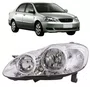 Farol Toyota Corolla Cromado 2002 até 2004 Lado Esquerdo