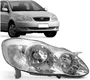 Farol Toyota Corolla Cromado 2002 até 2004 Lado Direito