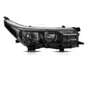 Farol Toyota Corolla Mascara negra 2015 ate 2017 Lado Direito Sem Led