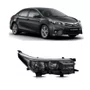 Farol Toyota Corolla Mascara negra 2015 ate 2017 Lado Direito Sem Led